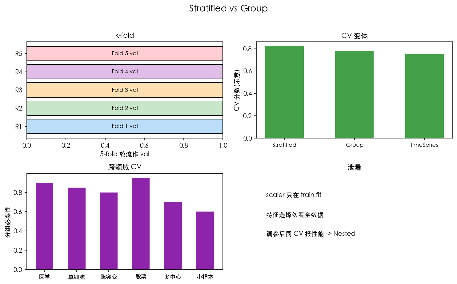 图 2　Stratified vs Group
