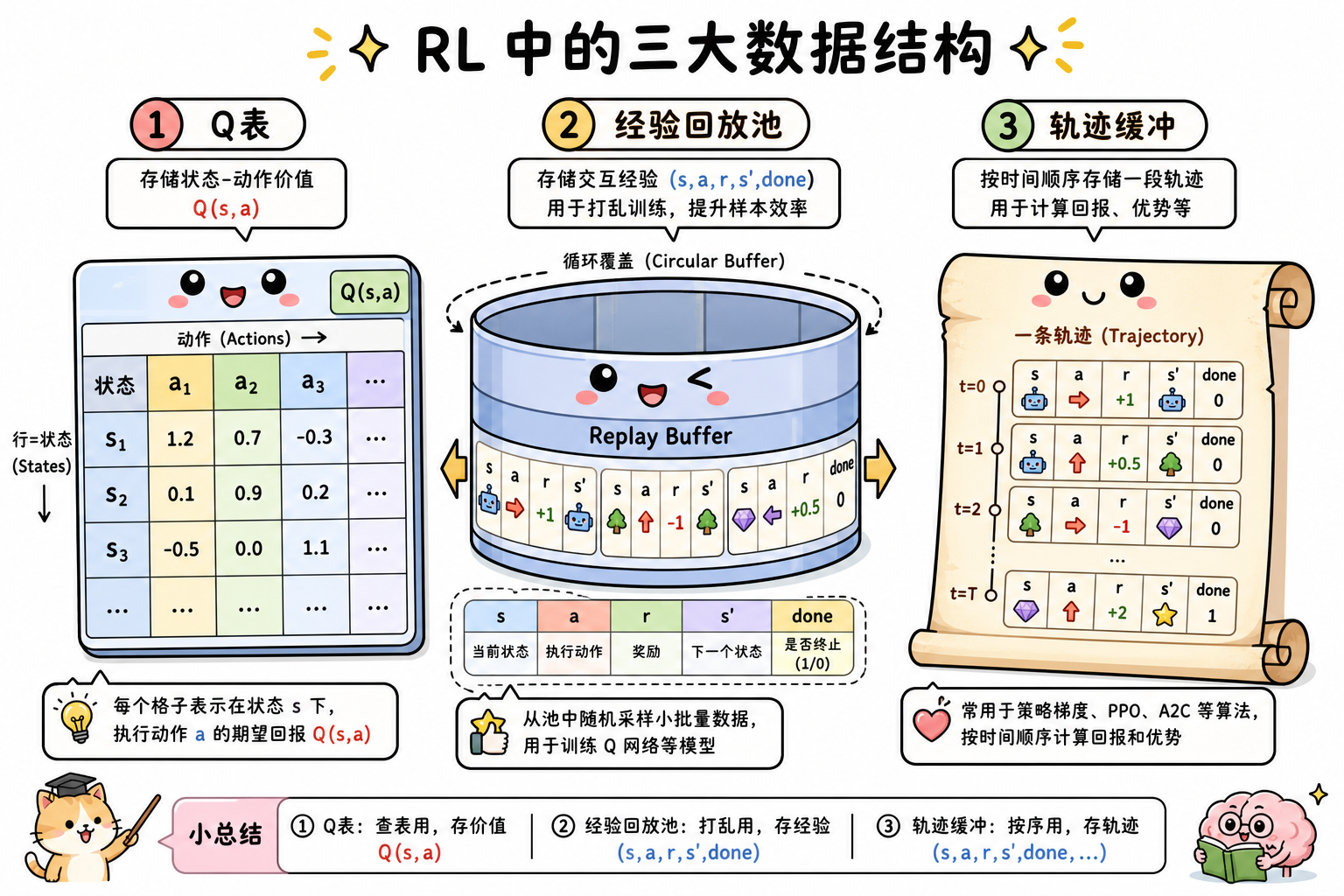 RL 专属数据结构示意
