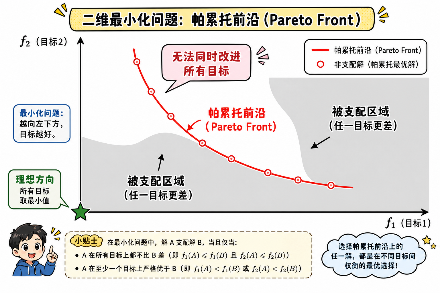 图 3　帕累托前沿（Pareto Front）